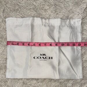 Coach White Storage Bag